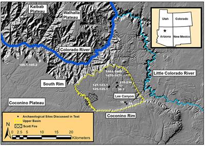 Archaeological evidence of anthropogenic burning for food production in forested uplands of the Grand Canyon province, northern Arizona